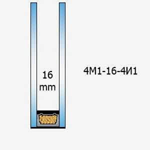 Стеклопакет 4m1-16-4i1